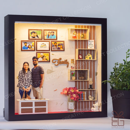 Personalize Miniature Shadow Box | Heartfelt Living Room Display