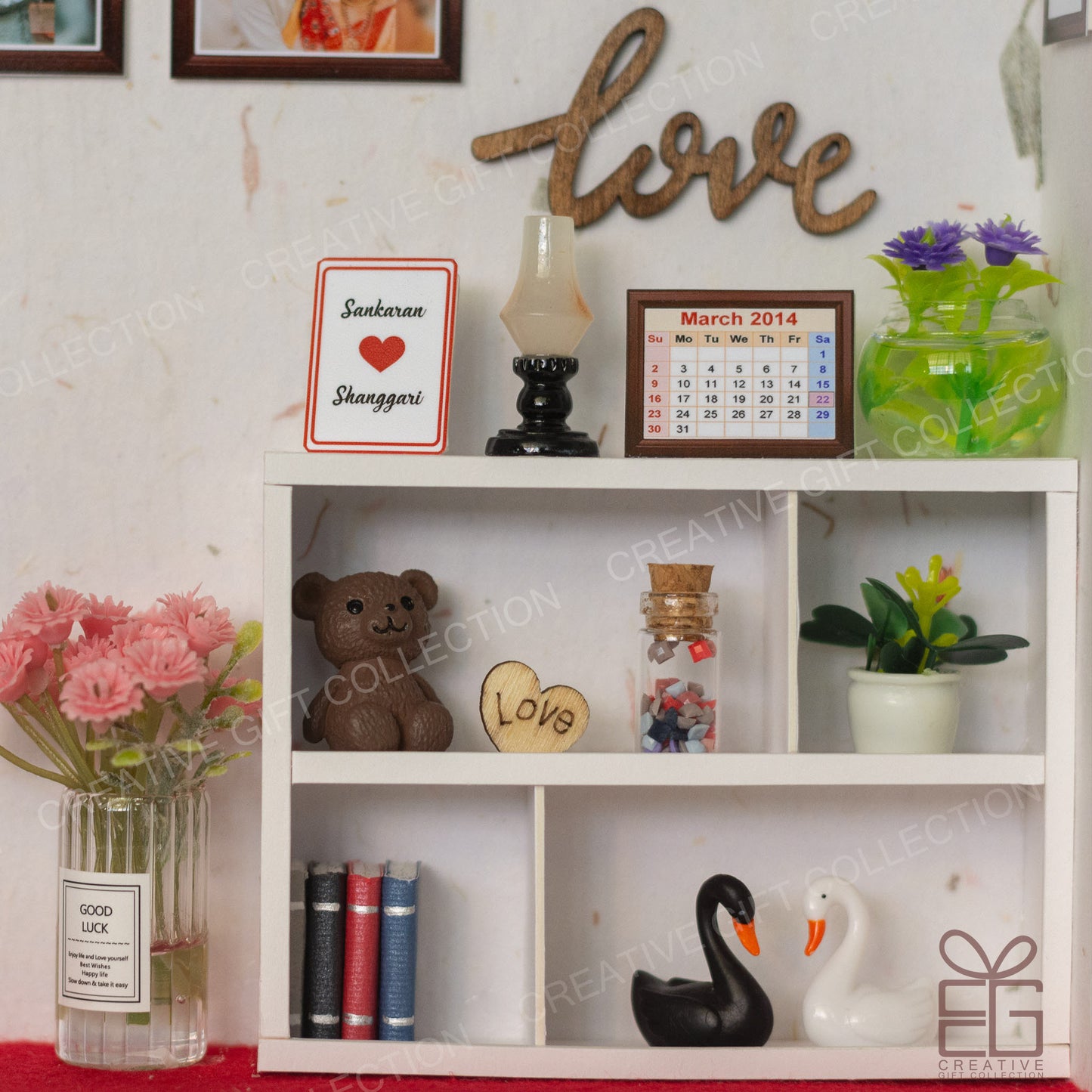 Personalized Miniature Shadow Box | Little Living Room