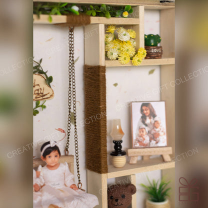 Personalized A4 Miniature Shadow Box | Adorable Kids Room Display